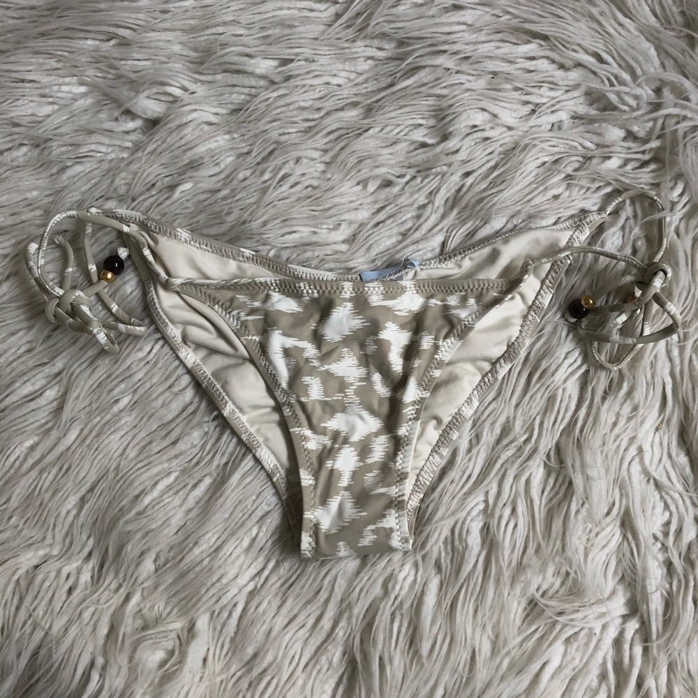 Eberjey Swim Sand Dune Hidden Cove Kate Bikini Bottoms NWT Size Large